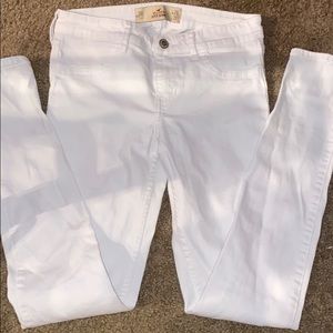 super skinny white jeans